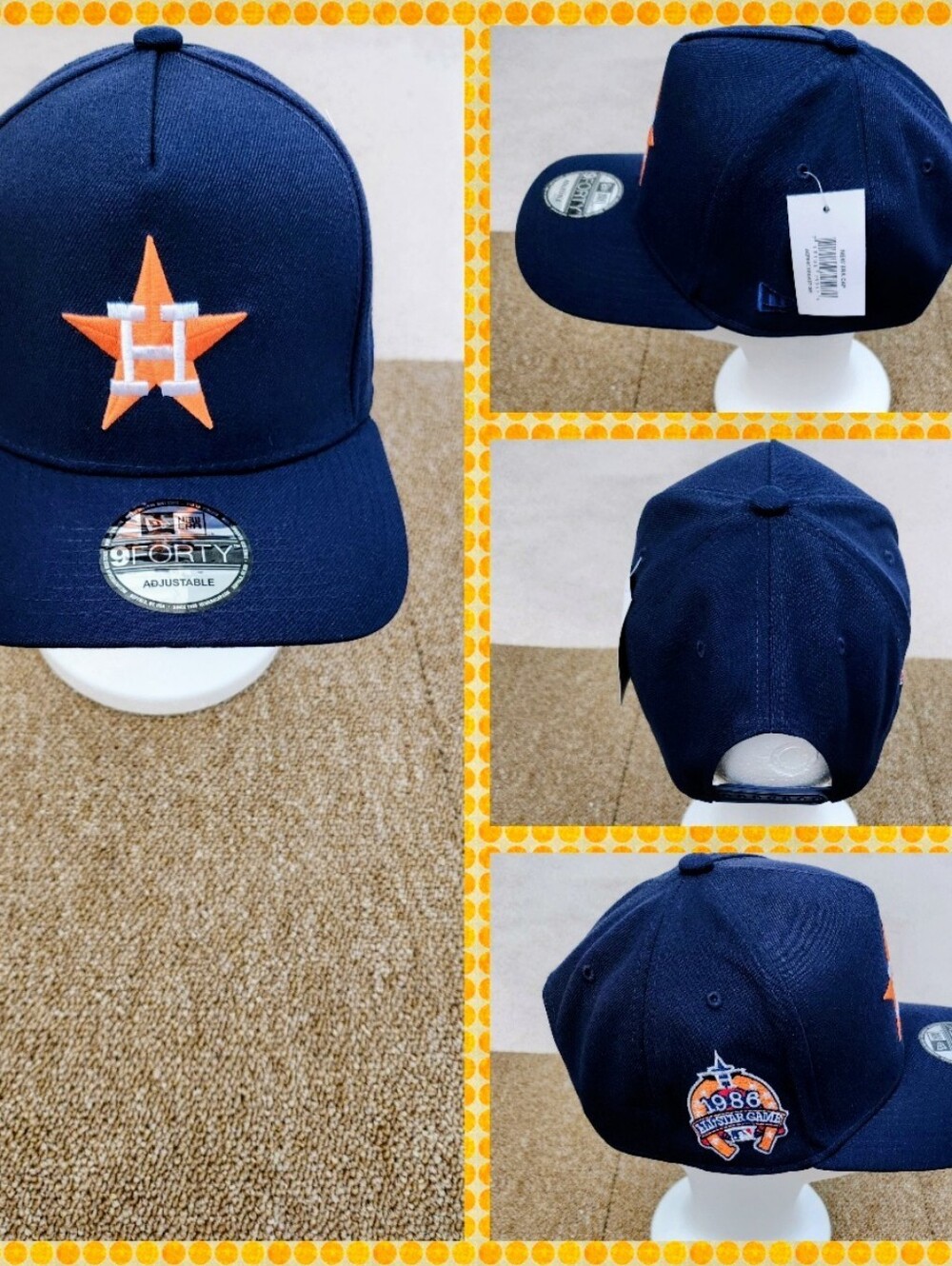 HOUSTON ASTROS MLB BASEBALL SNAPBACK HAT.
